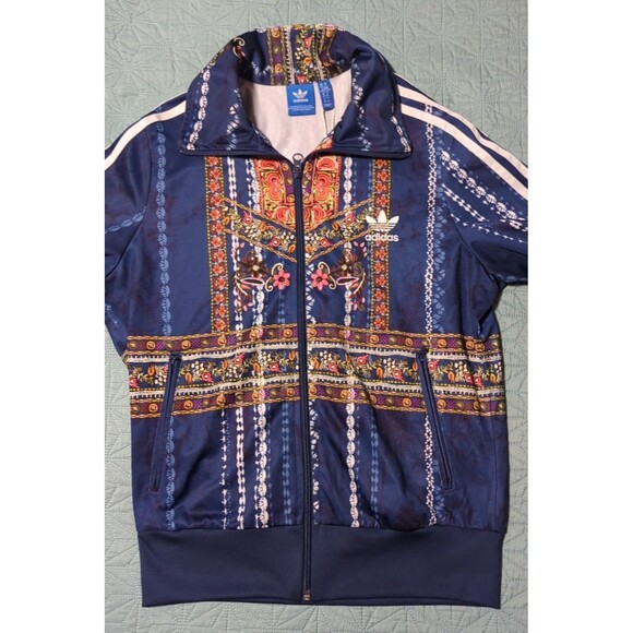 Adidas Originals Women’s Cirandeira Firebird The Farm Track Jacket Sz M NWT - Picture 2 of 9